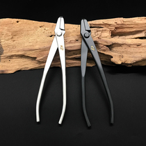 Trunk silk drawing pliers aluminum wire drawing gardening floral cutting black pine making tools special stainless steel for branches