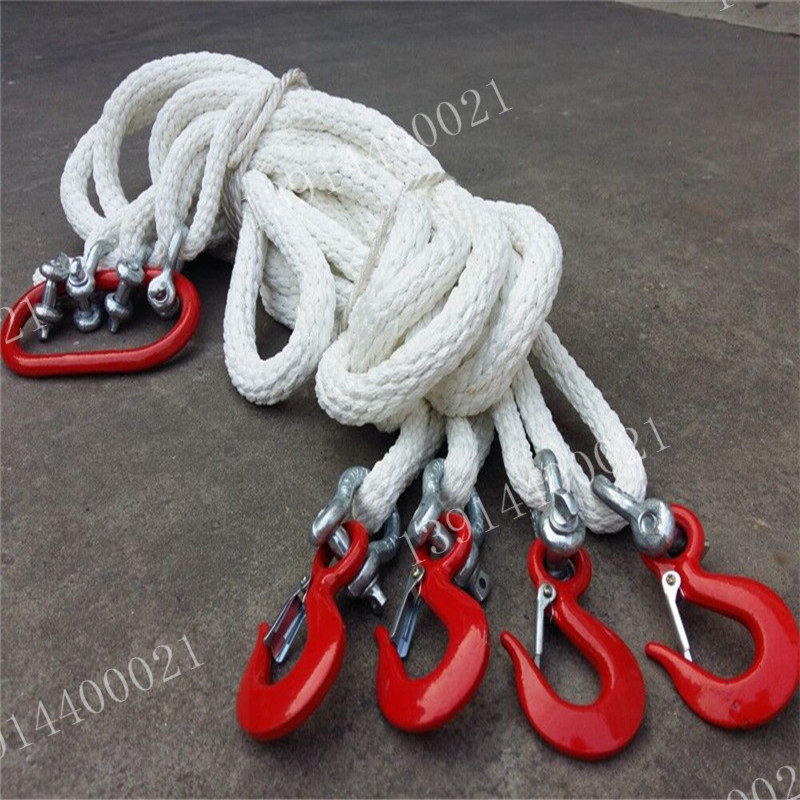 Lifting Rope Four Fork Nylon Rope Nylon Rope Combination Nylon Rope Nylon Rope Hanger Four Legs Combined Sling-Taobao