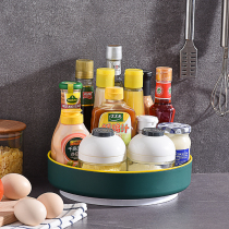 360-degree rotating seasoning rack kitchen supplies countertop oil salt sauce vinegar seasoning bottle tank storage tray artifact