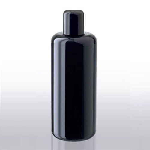 Imported purple black glass bottle essential oil bottle 100ml bright cover packaged DIY cosmetic water cover