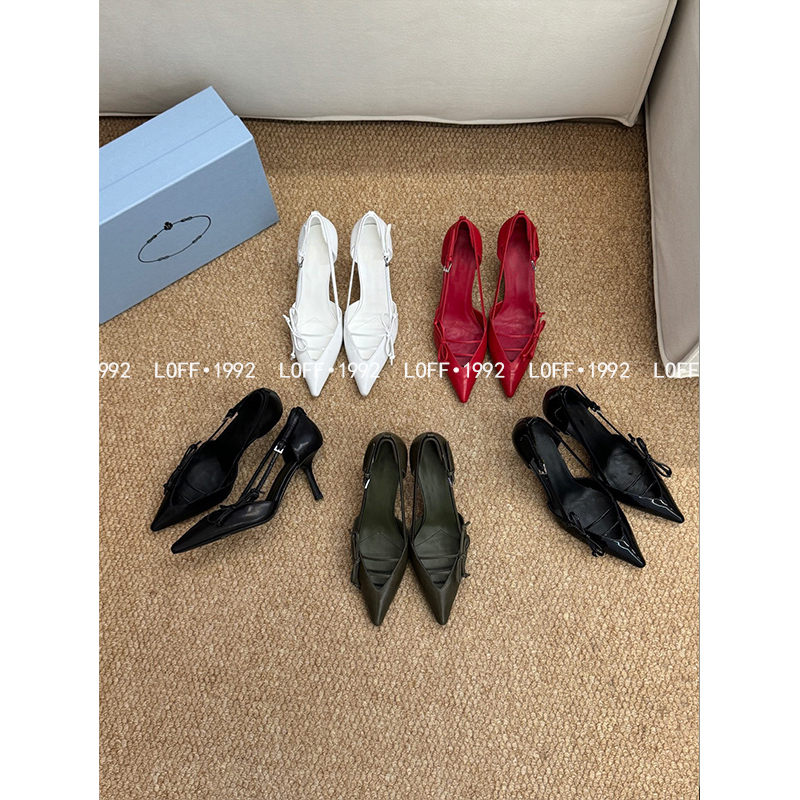 Loff Elegant Style! Pointed-Toe Shallow-Mouthed Women's Pumps with Thin Heels, Versatile for Commuting, High-Heeled Shoes That Make You Look Slimmer and Add Elegance, Sandals