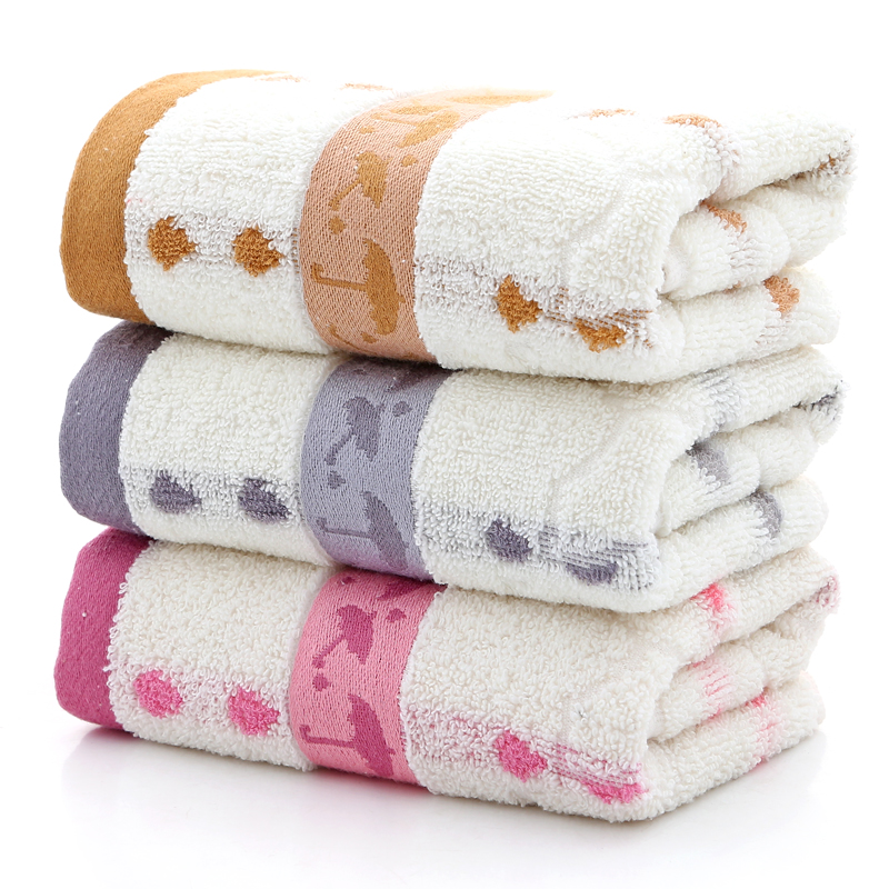 Pure cotton towel lint-free soft absorbent thickened adult face towel couple gift wedding gift