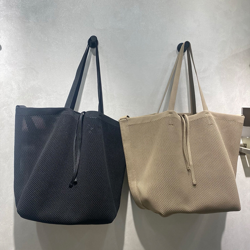 Women's Bag 2026 Summer Lazy Minimalist Style Mesh Knitted Large Capacity Shopping Bag Handbag Shoulder Mommy Bag Women's Bag 2026 Summer Lazy Minimalist Style Mesh Knitted Large Capacity Shopping Bag Handbag Shoulder Mommy Bag