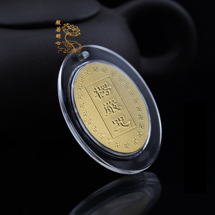 50 loaded new gold leaf oval lenght pendant pendant Buddhist male and female hangers