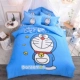 Net Red Pink Panther cartoon bông denim trái tim cô gái trẻ nằm trên giường ký túc xá ba mảnh tấm chăn 1,5m - Bộ đồ giường bốn mảnh