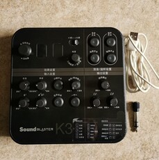 k歌/直播声卡套装 创新k3电脑usb声卡手机网络k歌喊麦直播游戏主播录音