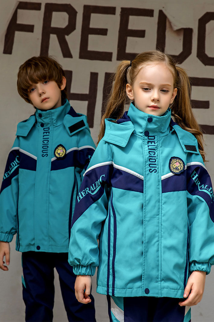 2022 New autumn and winter kindergarten uniforms Children's school uniforms Children's table performance Long sleeve submachine clothing Three sets