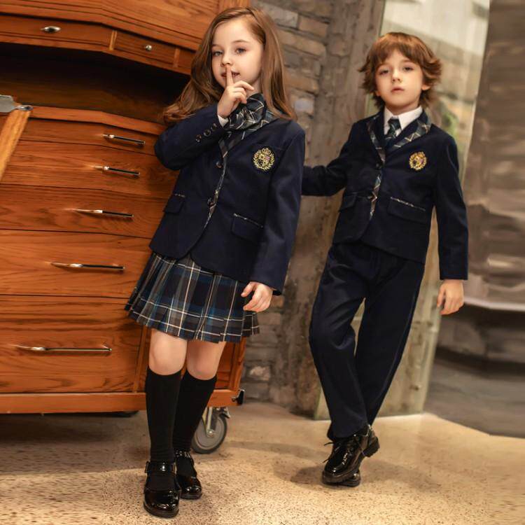 2022 new autumn and winter kindergarten uniforms primary school uniforms children's long-sleeved suits performance suits