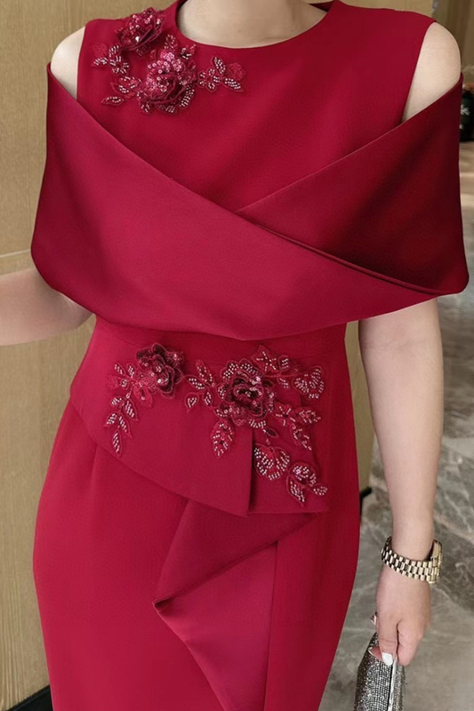 Wedding Banquet Dress, Plus Size, Classy and Elegant, Wedding Dress for Mother of the Bride, Mother-In-Law, Wedding Dress, Banquet Attire, Noble and High-End Feel Wedding Banquet Dress, Plus Size, Classy and Elegant, Wedding Dress for Mother of the Bride, Mother-In-Law, Wedding Dress, Banquet Attire, Noble and High-End Feel