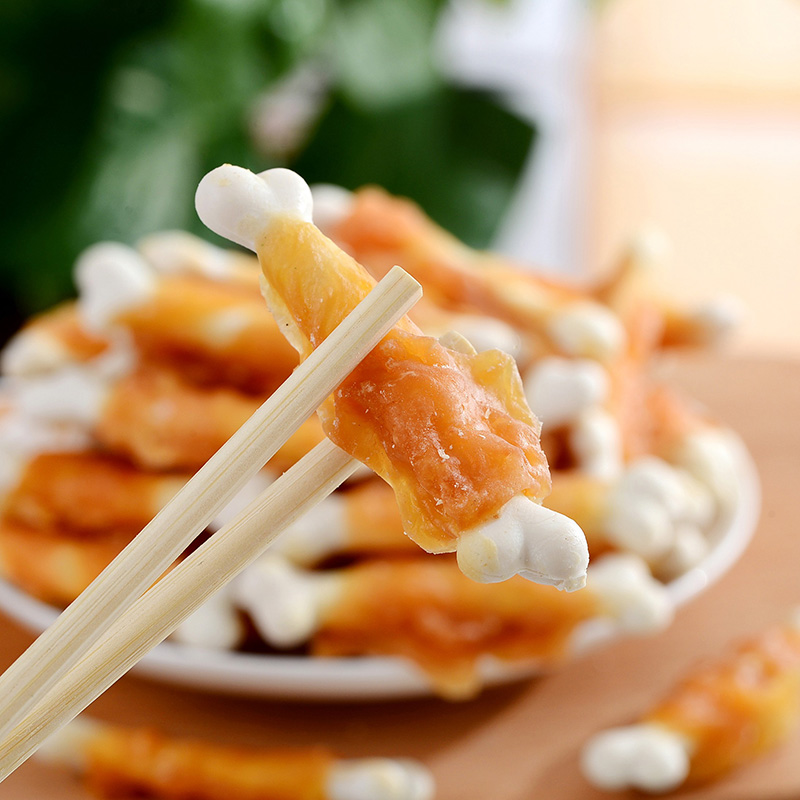 4 miếng gà xung quanh canxi sữa xương 400g bông vàng tóc người lớn chó con chó vật nuôi răng mol thanh con chó đồ ăn nhẹ thức ăn cho thú cưng