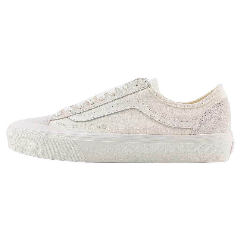 Vans Style36Sf White Low-Top Canvas Shoes Retro Sneakers for Men and Women Casual Shoes for Couples