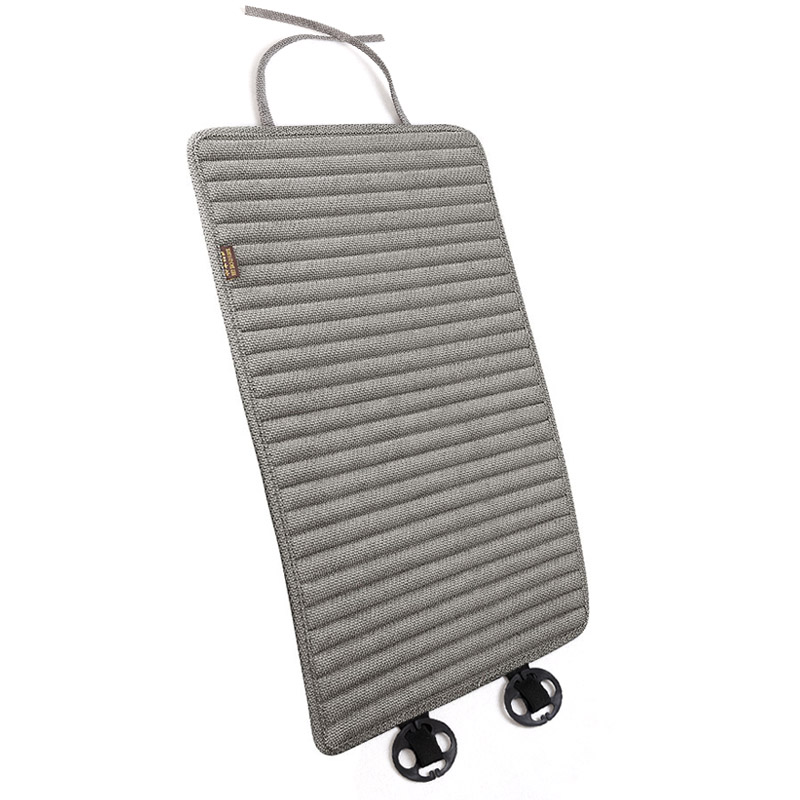 Car Backrest Cushion Buckwheat Hull Ultra Slim Breathable Car Seat Backrest All Season Universal Linen Ice cashew lumbar support