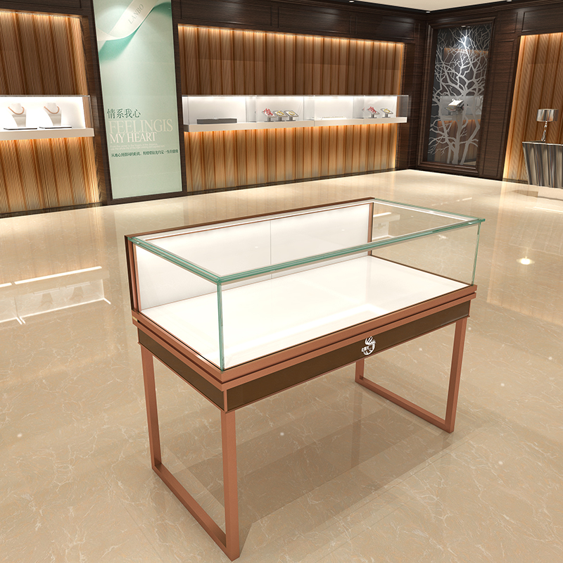 Usd 619 14 New Tempered Gl Jewelry Showcase Gold Counter New Tempered Gl Jewelry Showcase Gold Counter Display Cabinet Gles Watch Ping Mall Shelves
