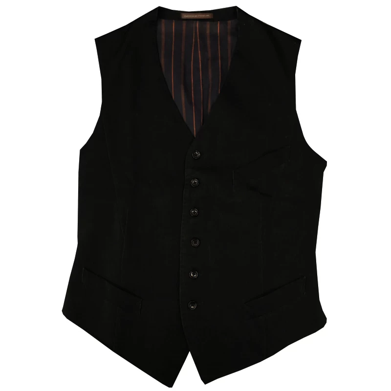 Yamamoto style dark vest, same vest for men and women, Yohj moonlight beauty vest, trendy brand V-neck vest