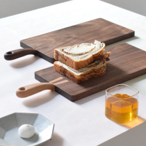 Shanshe 丨 Tail cutting board Original design Black walnut whole wood cutting board Fruit board Bread board