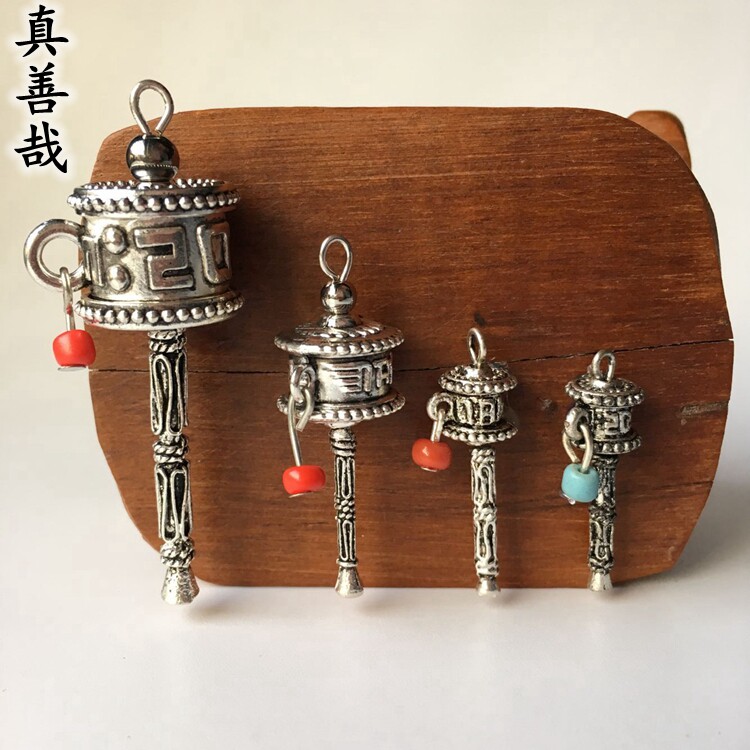 Good - alloy silver mini - wheel pendant pendant accessories accessories DIY hand - made small accessories