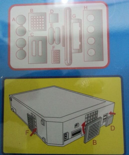 Wii bụi bụi nắp máy siêu đầy đủ đặc biệt giải phóng mặt bằng - WII / WIIU kết hợp mario wii