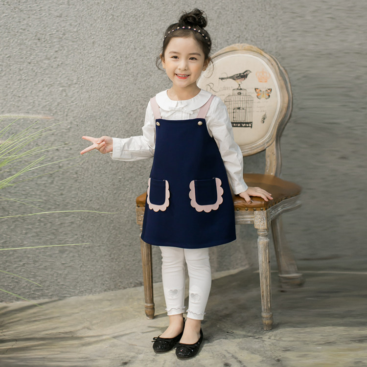 Spring Autumn New Girl Cuddling Bag Skirt South Korea Child Clothing Danso Girl Cute Skirt Mid-Children's Fancy Dress