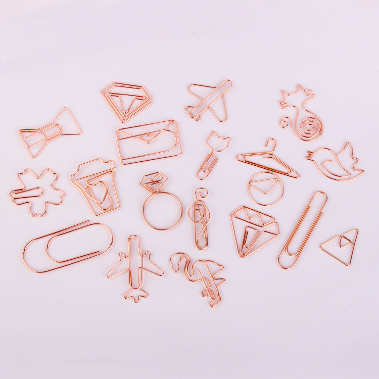 Rose Gold Series Back Tattooen Needle Animal Back Type Needle Cartoon Back Tattooine Needle Betropin Profiled Small Buckle Needle Small Wholesale