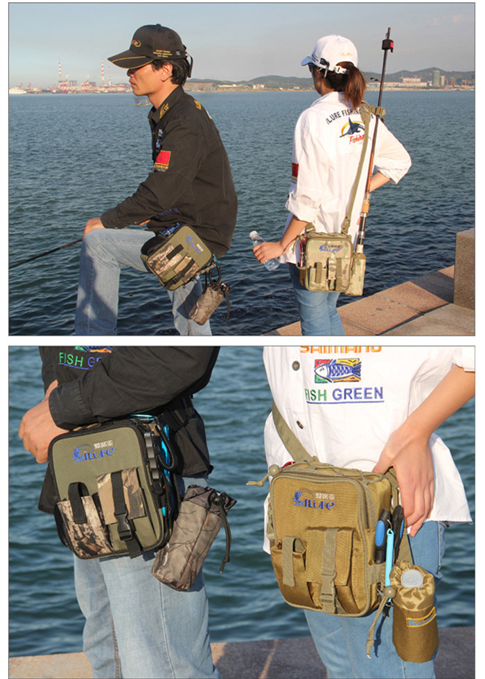 Trailblazer Luya leg bag Câu cá ghép ngoài trời Túi câu cá cực túi thiết bị câu cá Slingshot kit kit lưới bắt cá thông minh