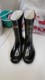 Authentic time-honored rubber non-slip fishing water shoes rain boots men's mid-tube rubber overshoes black rubber shoes