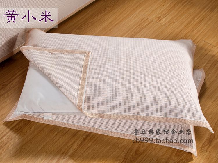 Cũ vải thô gối khăn gói cặp bông cao cấp dày để tăng chính hãng cotton trẻ em người lớn gối khăn che vải