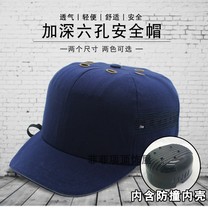 Hard hat Anti-collision and anti-smashing lightweight helmet Baseball protective hat Workshop breathable summer labor insurance work customization