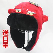 Winter Lei Feng hat men and women Korean version thick tide cotton outdoor northeast cold and warm cartoon cute couple cycling hat