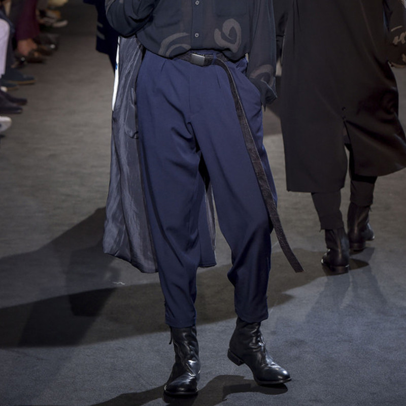 Men's small footed Harlan pants 90% Pants Europe and America Great Fashion Loose Tapered Pants 2022 Summer Grand size casual pants