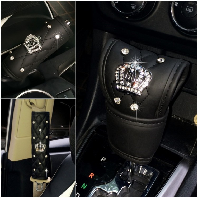 Car Supplies Safety Belt Guard Shoulder All Season Universal with water drill hand brake sleeve Blocked Cover Interior small cover