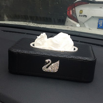 Car with drill Swan tissue box with drill chair back hanging paper sleeve car placement paper towel box interior accessories