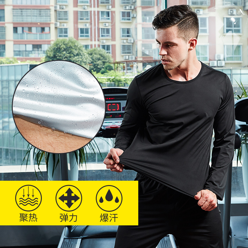 Sweat Suit Men Suit Sport Fever Sweaty Sweatwear Sweatwear Sweatshirt Drops Body Suit Big Size Weight Loss Running Popcorn Suit