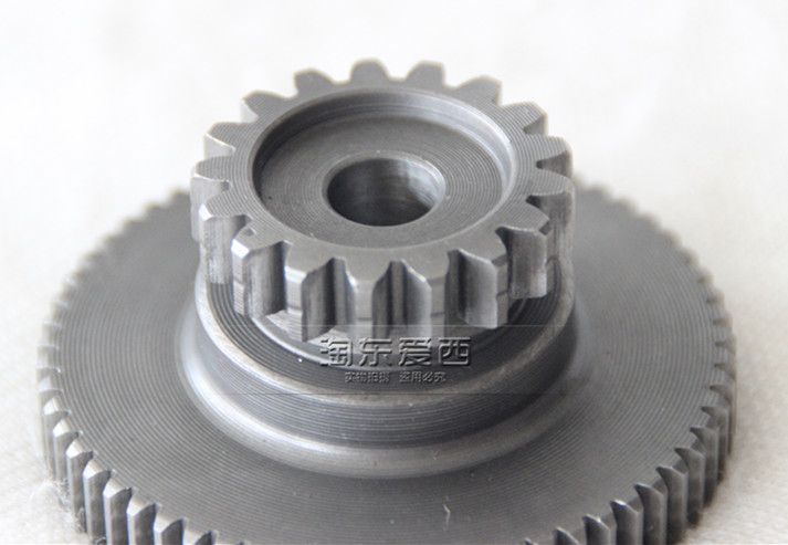Năm xe máy MCR cạnh WY125-C cánh trước WH125-B bánh răng cầu răng giảm tốc bánh răng kép - Xe máy Gears Nhông xe máy
