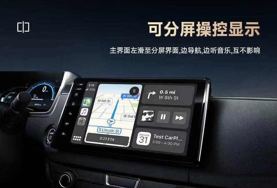 Cross-border 2-in-1 wireless carplay box, wired to wireless car smart converter suitable for Volkswagen vehicles
