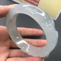 Yong Dexiang bracelet female live jade bracelet bamboo natural Jade A cargo Jade rough jade sheet custom