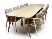 Nordic solid wood table long table dining table and chairs combined loft retro coffee hall in talks desk small family desk