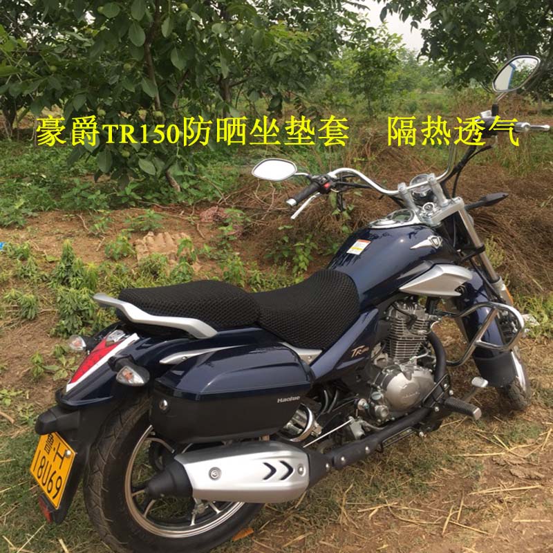 Locomotive 3D honeycomb mesh seat cover TR150 cushion cover sunscreen cover HJ150-16 sitting cover