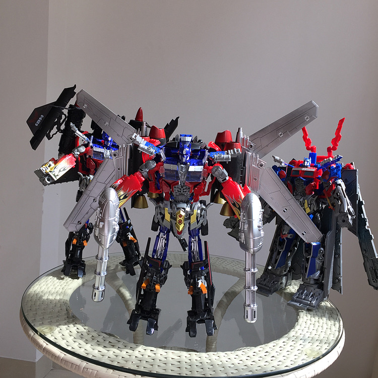 Đồ chơi biến dạng siêu lớn King Kong 5 Optimus Prime Flying Wing Tianhuo mẫu vest Bumblebee dây thép robot - Gundam / Mech Model / Robot / Transformers gundam hg giá rẻ