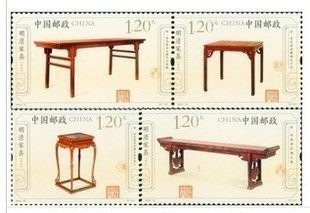 2012-12 Ming and Qing Furniture Bearings Stamps