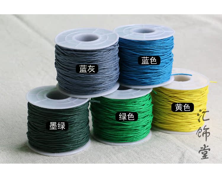 Vintage dây phụ kiện dây đầy màu sắc dệt tay vòng đeo tay twine đặc biệt 1 mm không có lông trang sức thô - Vòng đeo tay Clasp vòng đeo tay nam