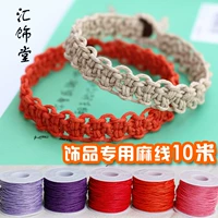 Vintage dây phụ kiện dây đầy màu sắc dệt tay vòng đeo tay twine đặc biệt 1 mm không có lông trang sức thô - Vòng đeo tay Clasp vòng bạc nữ