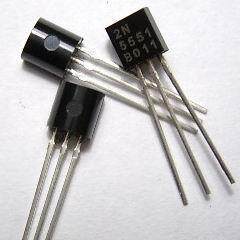 (20 for the start-up) 2N5551 2N5551 2N5401 TO92 TO92 low frequency triodes to 2 hair