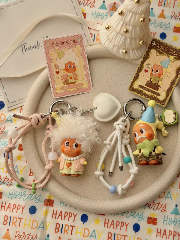 Heart-Pounding, Growing Old Together, Hand-Crafted Cute Phone Chain, Anti-Lost Keychain, Bag Charm, Couple Gift