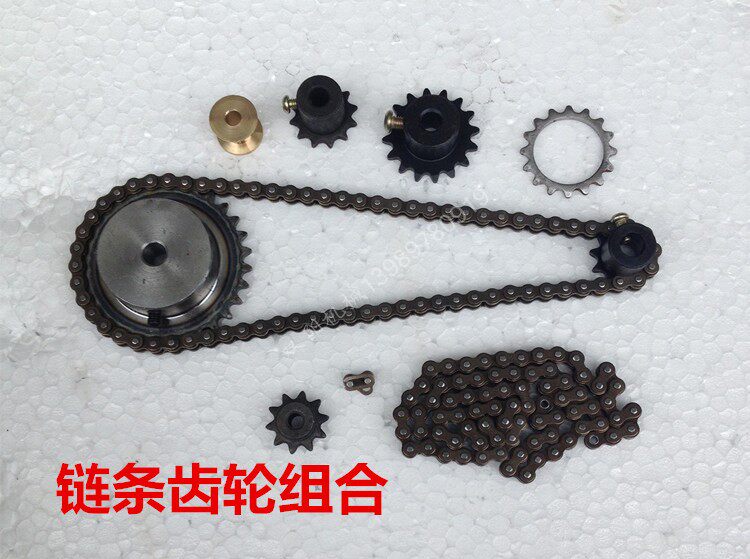 2 min 4 chain roasted sausage machine edge brass wheel Taiwan hot dog machine chain gear roasted sausage machine accessories motor gear