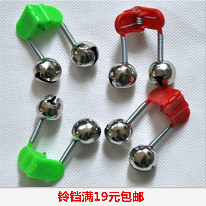 Manufacturers promotional fishing accessories Sea rod plastic clip double Ling fishing rod Throwing rod bell fishing gear