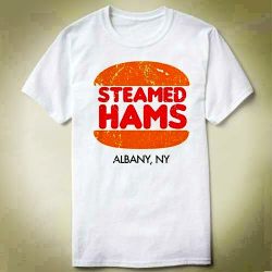 - Short Sleeve Customized Children's Tee T-Shirt Vintage Steamed Hams