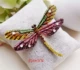Châu Âu và Hoa Kỳ kim cương giả cánh trâm Pegasus 蜻蜓 bướm côn trùng không khí nhện trâm cài phụ nữ retro và phụ kiện pin retro huy hiệu cài áo dễ thương