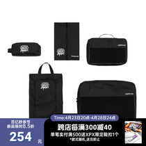 XPX 周柏豪 TRAVEL BAG SET 哥特字体团队印花旅行收纳袋五件套