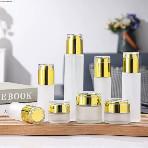 Акриловая матовая бутылка, стеклянная тара, распылитель, 30 мл, пробный комплект