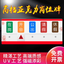 Post card UV printing office goes to the card coroom card upscale acrylic station card screen partition seat plate